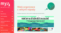 Desktop Screenshot of myaktivity.cz