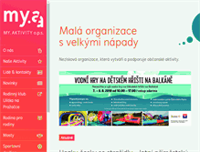 Tablet Screenshot of myaktivity.cz